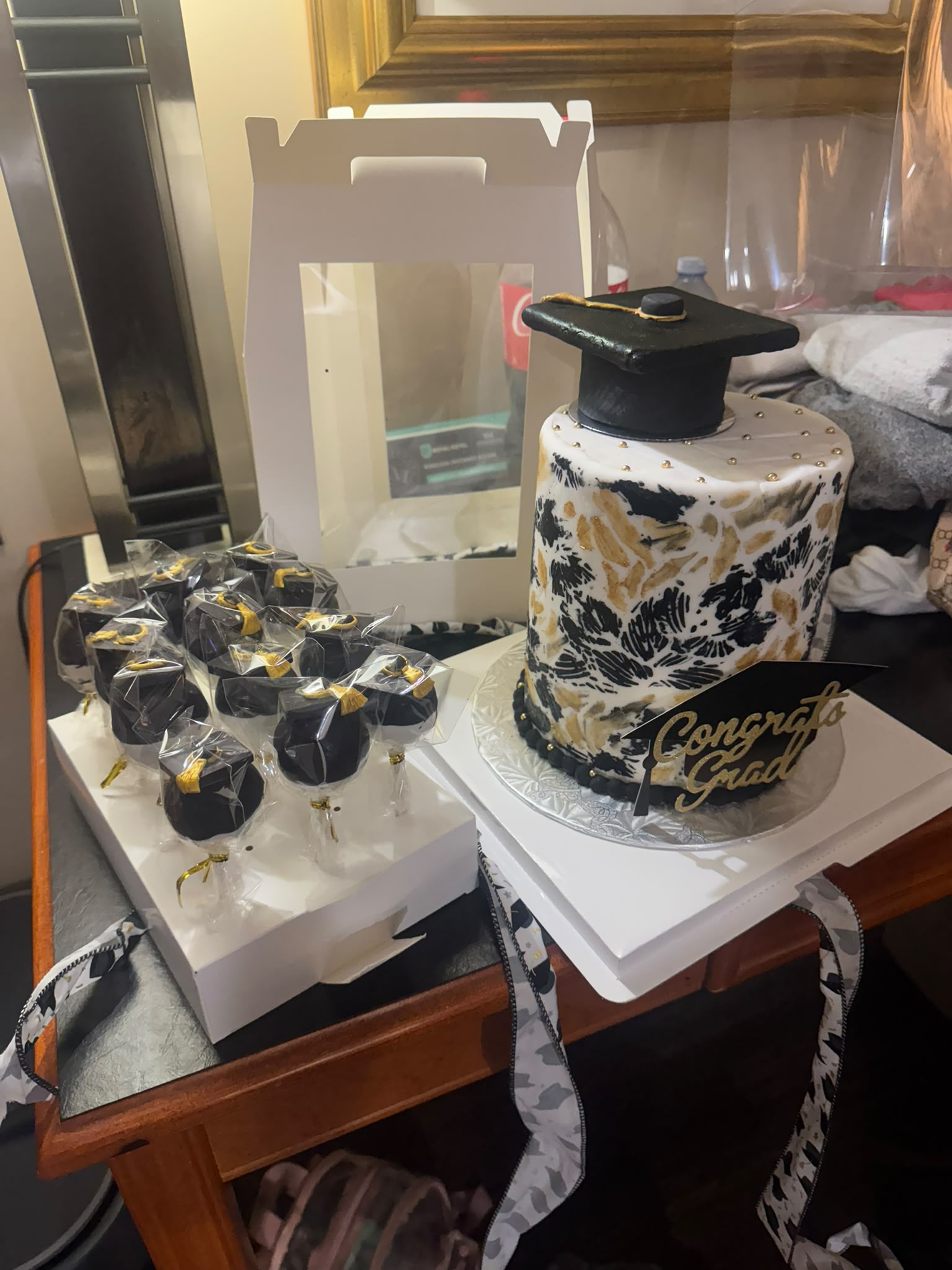 Midnight Scholar Graduation Cake